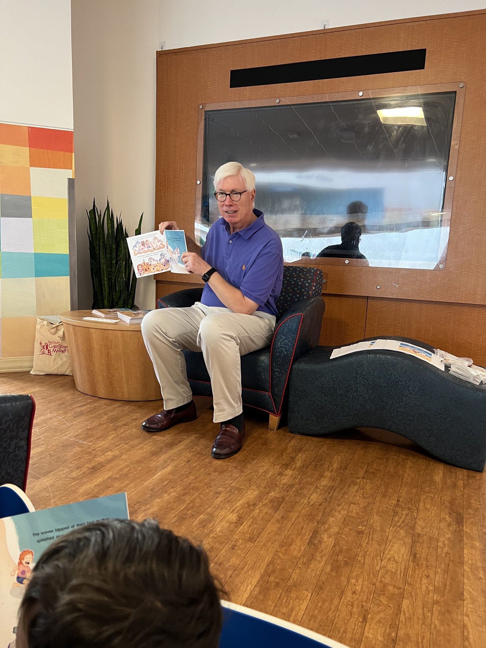 Michael Panzner: Storytime visit at St. Joseph's Children's Hospital