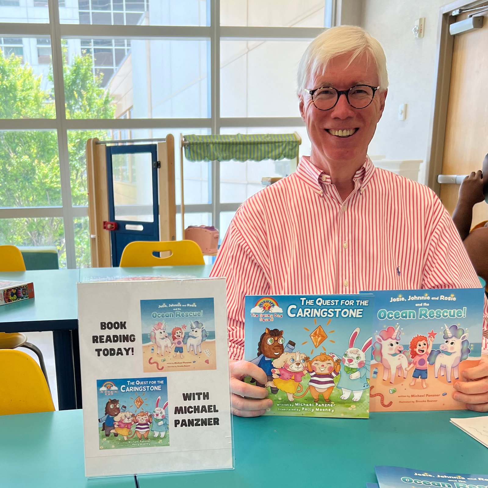 Michael Panzner: Back for Another Book Reading at Johns Hopkins All Children’s Hospital