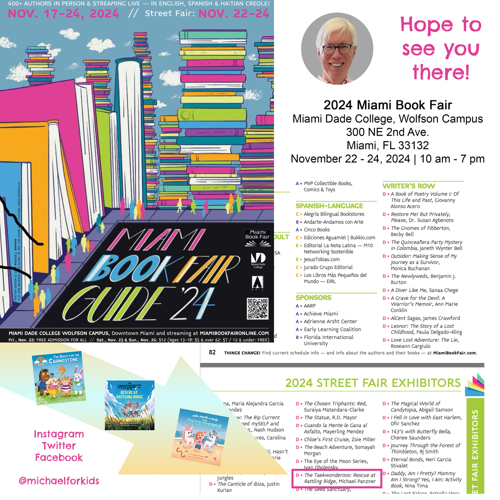 Michael Panzner: Ready for the Big Event—the Miami Book Fair!